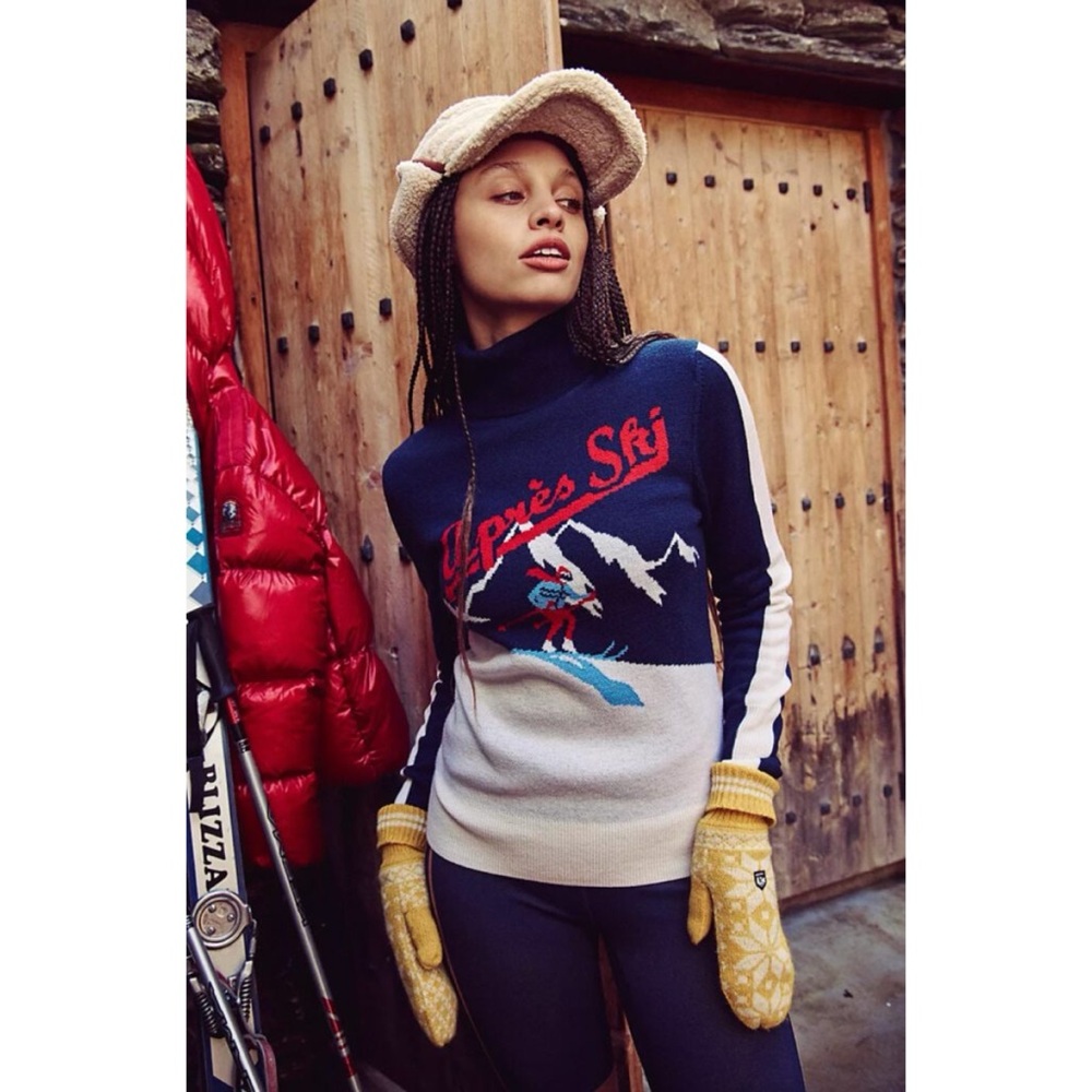 NWT We Norwegians Afterski Turtleneck Sweater Apres Ski Free People